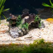 3pcs Set, Aquarium Bridge Decoration - Medieval Stone Arch Design With Stone Carving Craftsmanship, Durable Resin Material Suitable For Freshwater/Saltwater Fish Tank Water Landscape Decoration, Elegant Packaging Box, Ideal Gift For Aquarium Enthusiasts