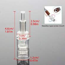 Skincare Tool Wireless Microneedle Roller Pen Digital Display Beauty Device With 10pcs Replaceable Needle Heads