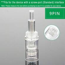 Skincare Tool Wireless Microneedle Roller Pen Digital Display Beauty Device With 10pcs Replaceable Needle Heads