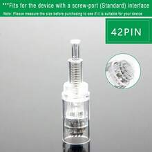 Skincare Tool Wireless Microneedle Roller Pen Digital Display Beauty Device With 10pcs Replaceable Needle Heads