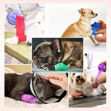 1/5 Roll Vet Wrap Bandage - 4.5m/177 Inches, Compression Bandage Suitable For Pets, Fingers, Sports And More!