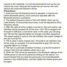 KZ Bluetooth 5.4 FM Transmitter Hands-Free Calling, Mini USB Powered Car Kit, Stereo Wireless Audio Adapter Receiver For FM Radio
