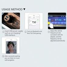 KZ Bluetooth 5.4 FM Transmitter Hands-Free Calling, Mini USB Powered Car Kit, Stereo Wireless Audio Adapter Receiver For FM Radio