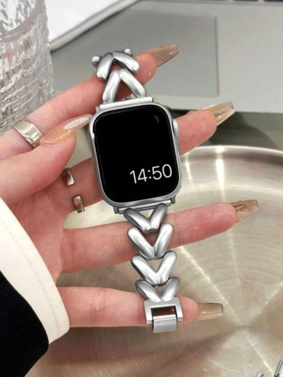 Luksuzna crno-zlatna geometrijska narukvica za sat kompatibilna sa Apple Watch 38mm 40mm 41mm 42mm 44mm 45mm 49mm