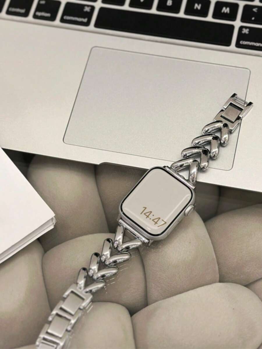 Luksuzna crno-zlatna geometrijska narukvica za sat kompatibilna sa Apple Watch 38mm 40mm 41mm 42mm 44mm 45mm 49mm