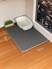 Saće dvoslojna vodootporna i nepropusna  prostirka za mačiji posip