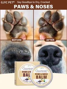 GJYC PET Natural Paw & Nose Care Balm - Quickly Soothes Dry Skin, Available In Multiple Scents And Sizes, Protective And Healing Effects