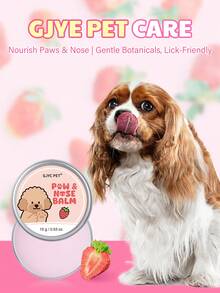 GJYC PET 6 Soothing Formula Dog Paw & Nose Balm - Repair Dry Cracked Paws & Nose | With Shea Butter & Coconut Oil | All Season Protection