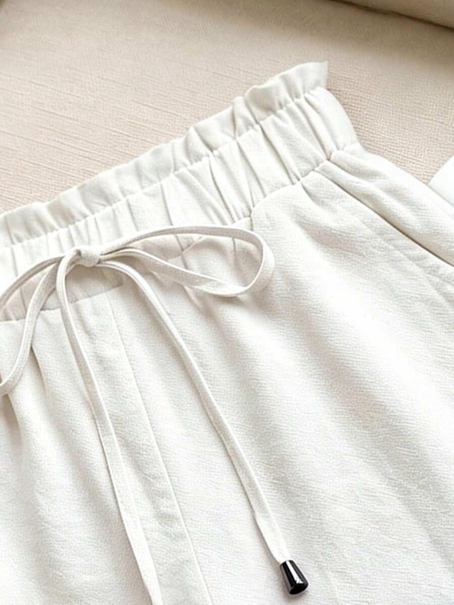 Ženski Casual Solid Šorts sa Pojasom