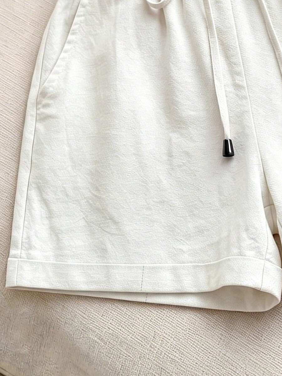 Ženski Casual Solid Šorts sa Pojasom