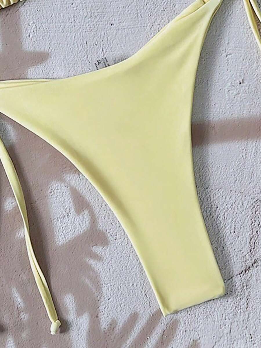 Ženski Bikini Set sa Halter Krojem i Dekoracijom od Kristala