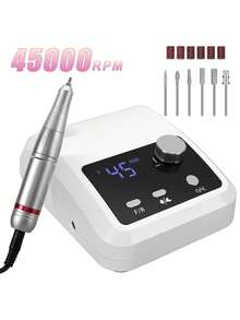 High Quality Electric Nail Grinder, 45,000 RPM, Electric Nail File, HD Display, Metal Nail Art Pen, Professional Electric Nail Drill Grinder