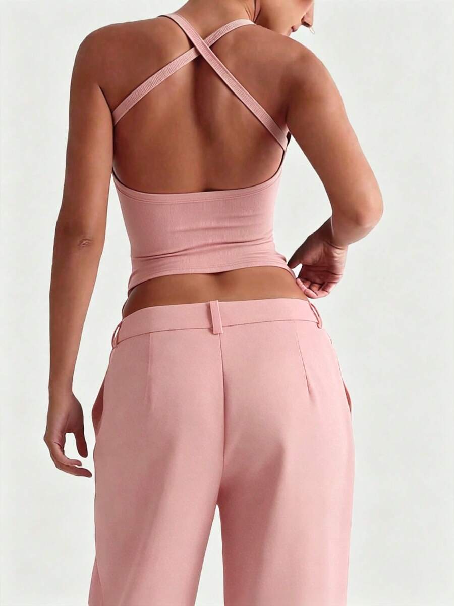 Ženska Ležerna Udobna Majica i Pantalone 2 dela set