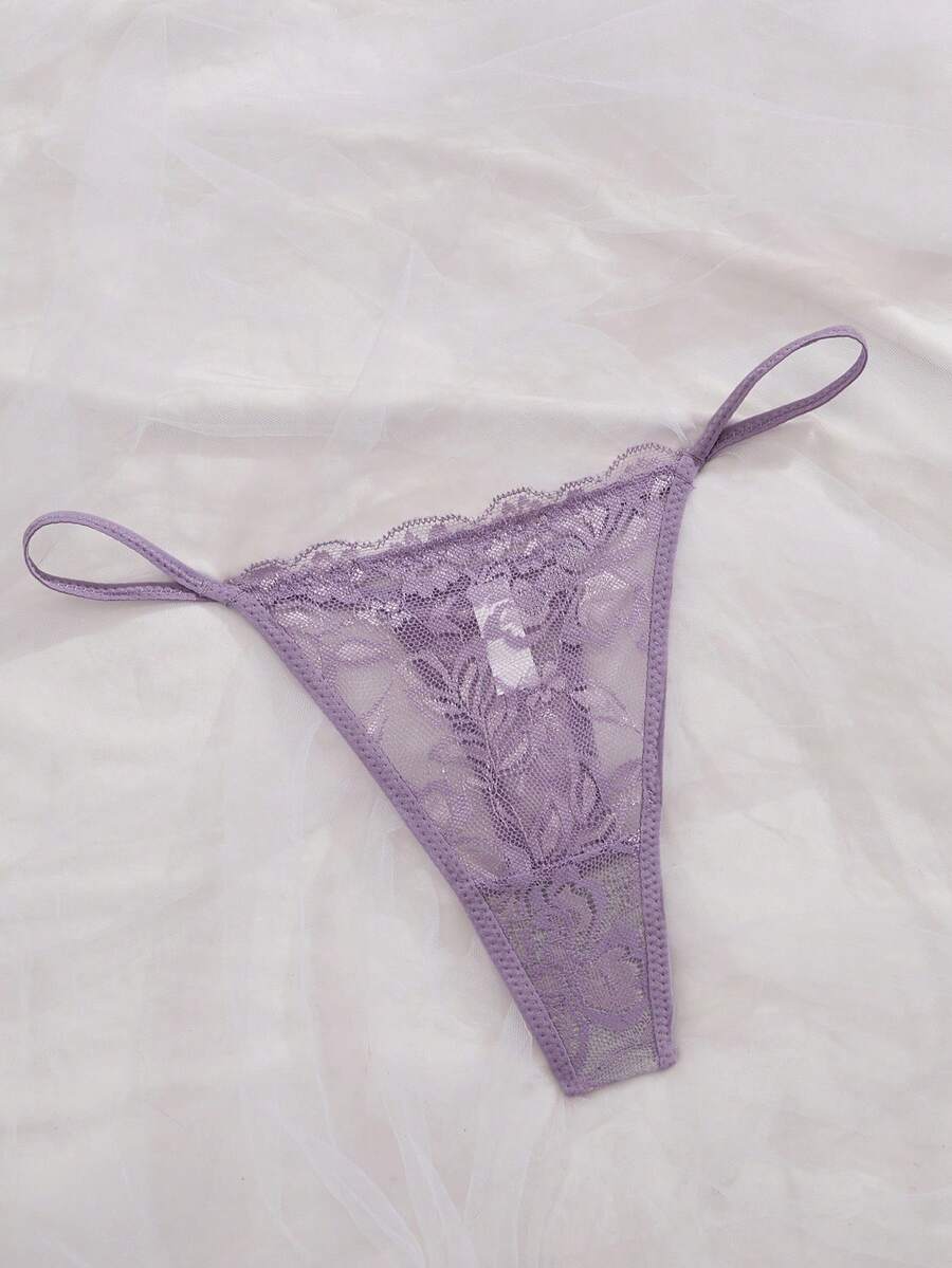 5 kom/pakovanje seksi ženske gaćice G-string od čipke, prozračne i udobne