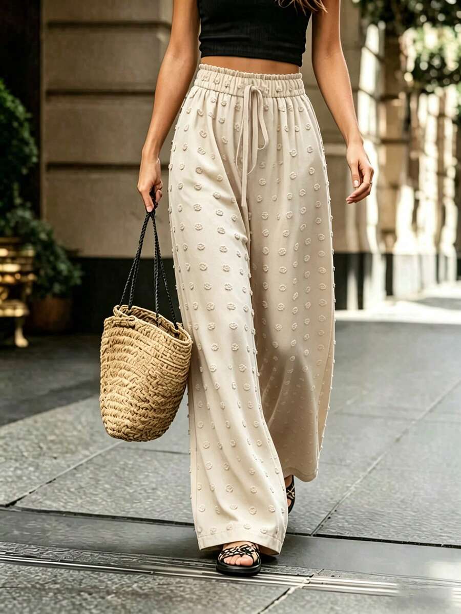 Ženske pantalone sa leopard printom, jesenja tkanina za žene