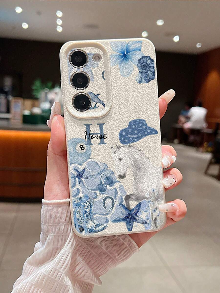 Futrola za telefon sa dizajnom  konja, kompatibilna sa 17 Pro Max/17 Air/16E/16 Pro Max/15/14 Plus/13/12/11, S24/20 Ultra/A52S/A31 A21S/A13/A05S, Note 13 Pro Plus/Note 10/Note 12C/Note 13C,