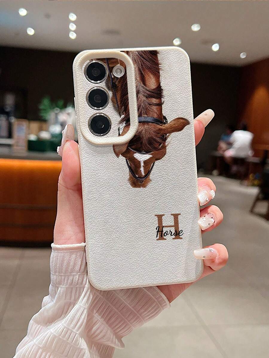 Futrola za telefon sa dizajnom  konja, kompatibilna sa 17 Pro Max/17 Air/16E/16 Pro Max/15/14 Plus/13/12/11, S24/20 Ultra/A52S/A31 A21S/A13/A05S, Note 13 Pro Plus/Note 10/Note 12C/Note 13C,