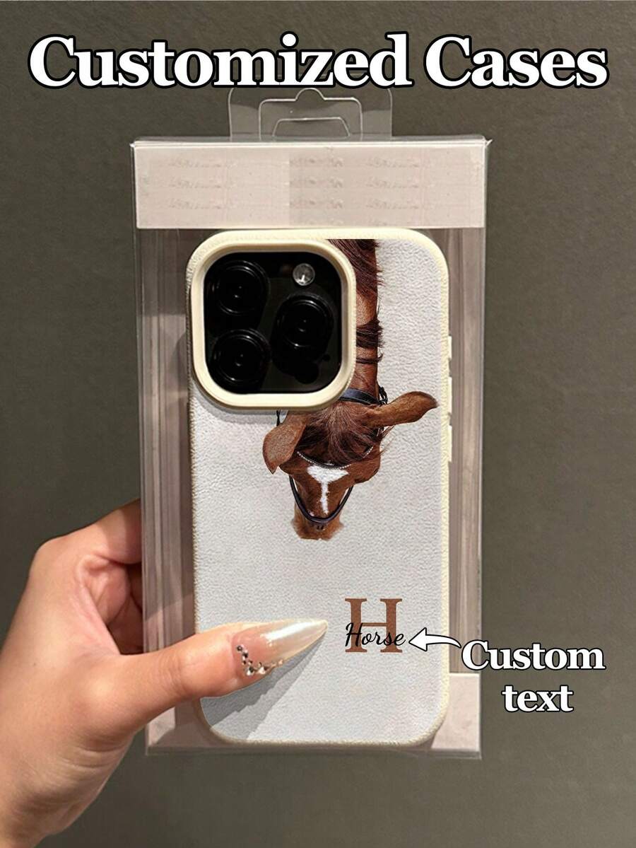 Futrola za telefon sa dizajnom  konja, kompatibilna sa 17 Pro Max/17 Air/16E/16 Pro Max/15/14 Plus/13/12/11, S24/20 Ultra/A52S/A31 A21S/A13/A05S, Note 13 Pro Plus/Note 10/Note 12C/Note 13C,