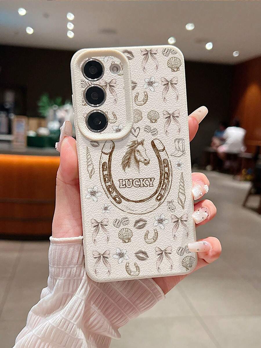 Futrola za telefon sa dizajnom  konja, kompatibilna sa 17 Pro Max/17 Air/16E/16 Pro Max/15/14 Plus/13/12/11, S24/20 Ultra/A52S/A31 A21S/A13/A05S, Note 13 Pro Plus/Note 10/Note 12C/Note 13C,