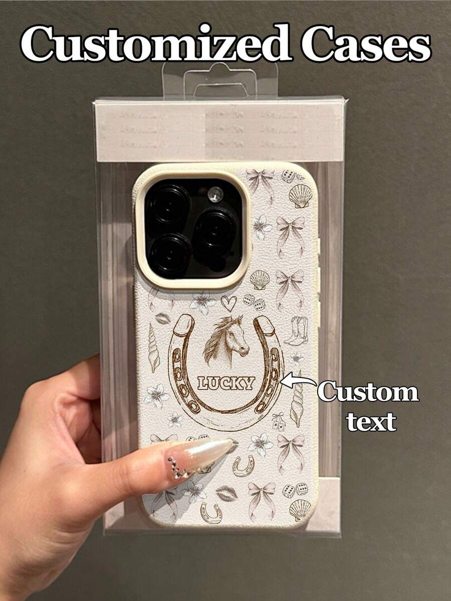 Futrola za telefon sa dizajnom  konja, kompatibilna sa 17 Pro Max/17 Air/16E/16 Pro Max/15/14 Plus/13/12/11, S24/20 Ultra/A52S/A31 A21S/A13/A05S, Note 13 Pro Plus/Note 10/Note 12C/Note 13C,