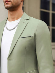 Muški formalni komolet od dva dela sa sako i pantalonama u jednoj boji, slim fit