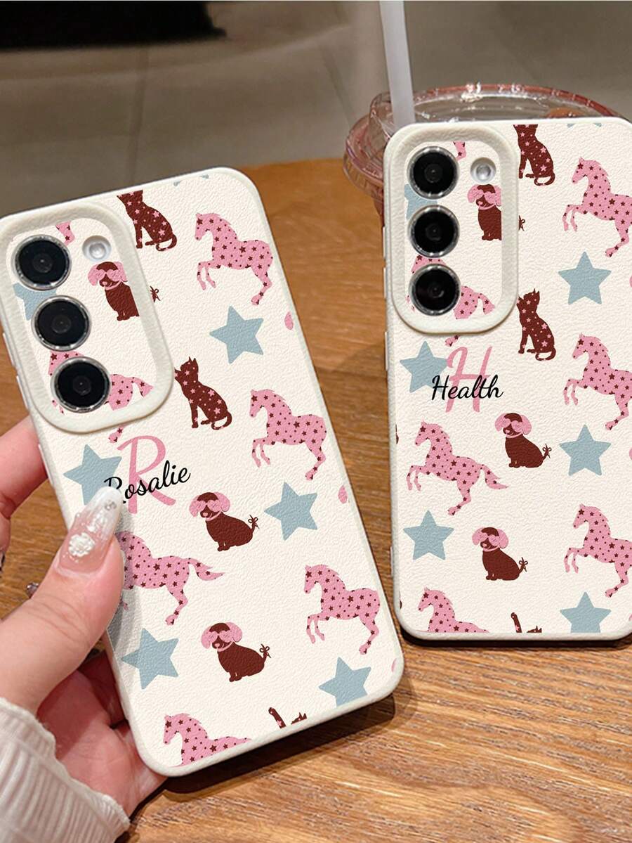 Futrola za telefon sa dizajnom  konja, kompatibilna sa 17 Pro Max/17 Air/16E/16 Pro Max/15/14 Plus/13/12/11, S24/20 Ultra/A52S/A31 A21S/A13/A05S, Note 13 Pro Plus/Note 10/Note 12C/Note 13C,