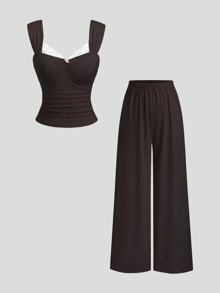 Slatki set pantalone + majica