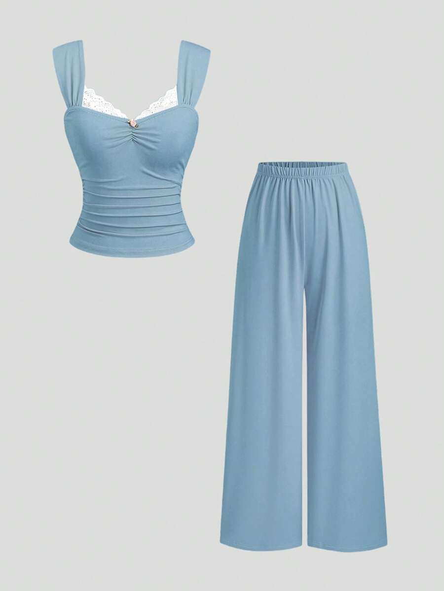 Slatki set pantalone + majica