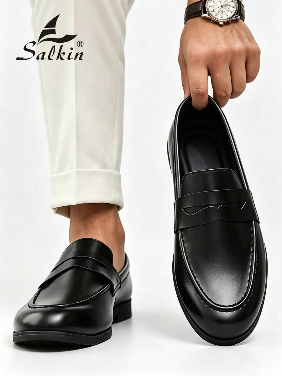 Klasične ručno rađene muške mokasine ,slip-on