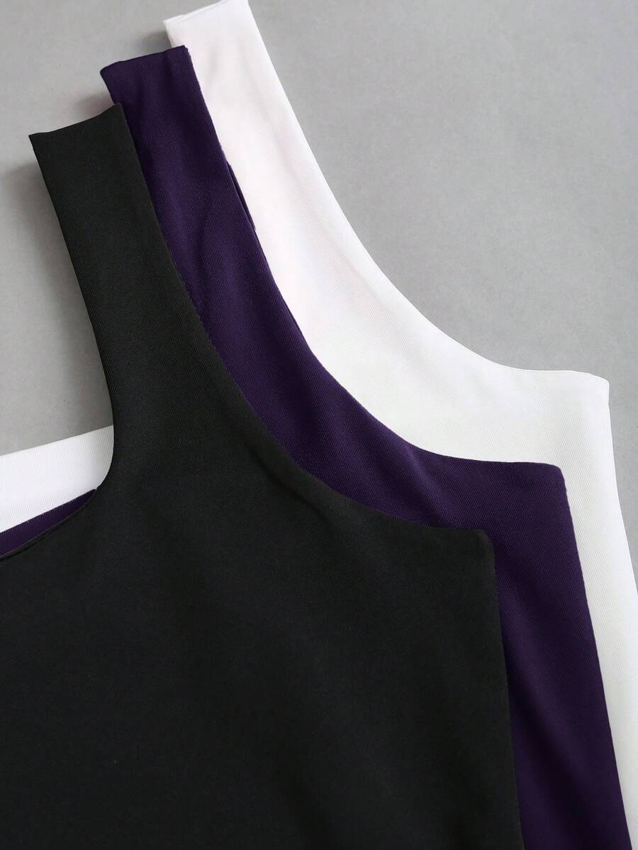 Sweetra Ženska Letnja Majica – Kvadratni Izrez, Nabran Slim Fit Casual Top