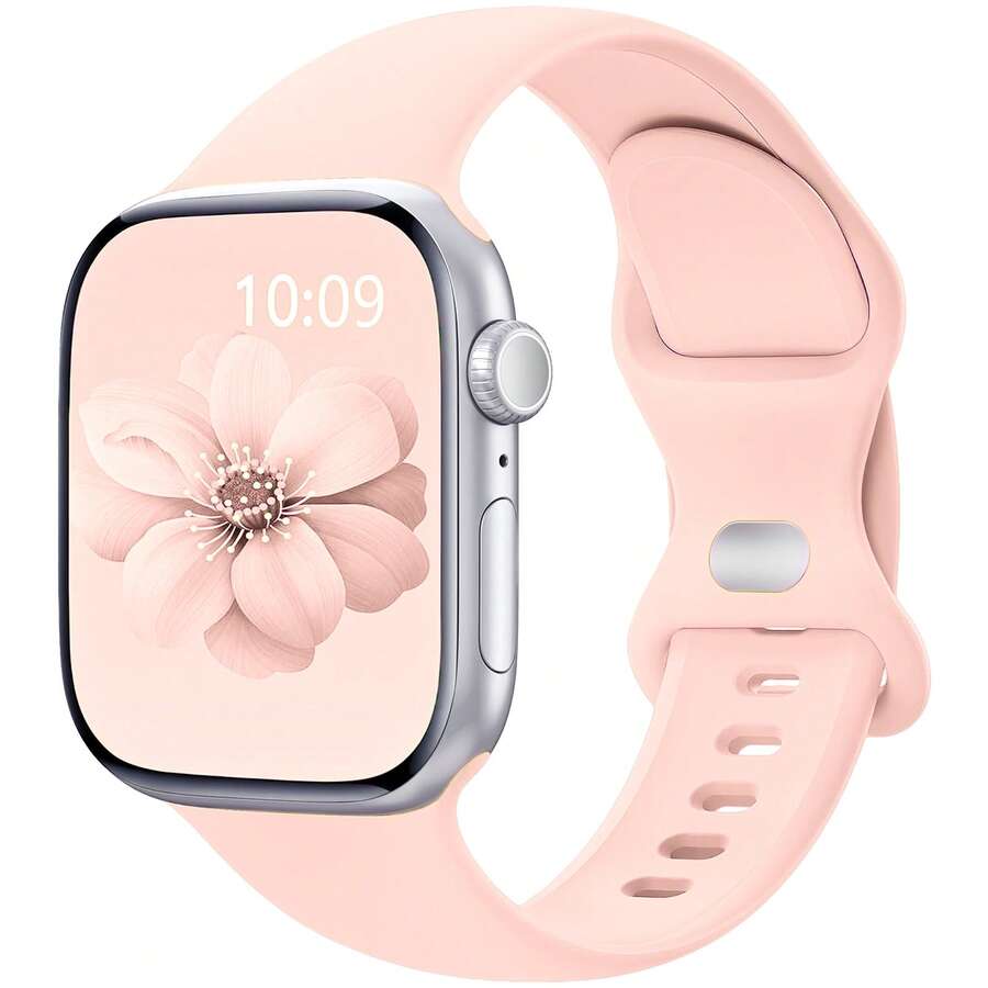 Unisex modni ležerni kaiš za sat od silikona , kompatibilan sa Apple Watch 38mm 40mm 41mm 45mm 46mm 44mm 49mm
