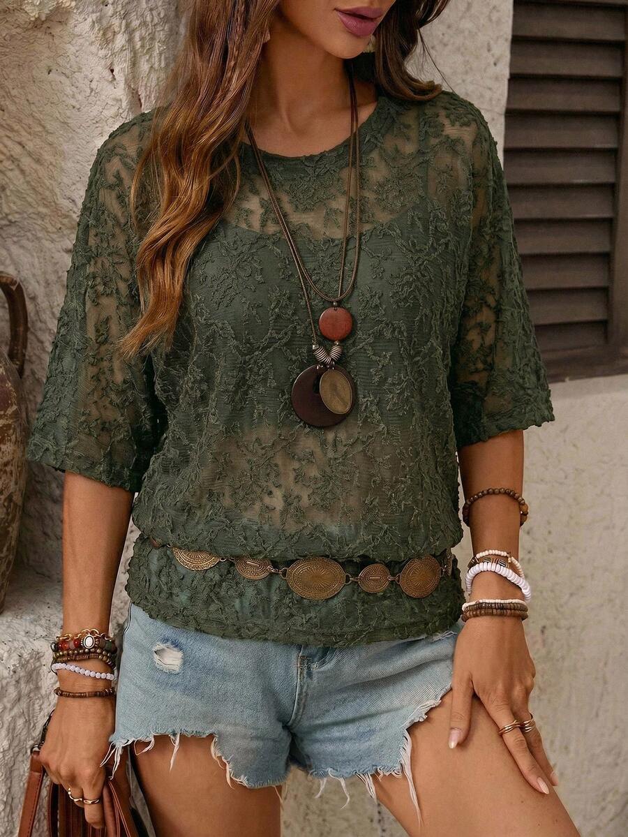 Ženska Casual Boho Majica sa Kratkim Rukavima