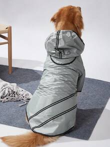 Waterproof Dog Raincoat, Windproof And Waterproof, Suitable For Large, Medium And Small Dogs, Pet Raincoat, For Teddy Dog, Bichon Frise, Corgi, Golden Retriever, Labrador And Other Dogs To Wear During Rainy Day Walks