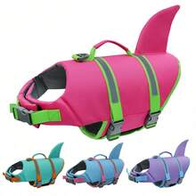 Metglad Dog Life Jacket - Stylish Color Pet Swimming Vest With Rescue Handle, High Buoyancy Anti Tear Dog Buoyant Vest, Suitable For Small, Medium, And Large Dogs