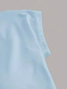 Tseoso Cotton Padded Casual Minimalist Versatile All-Match Bra-Free Backless Round Neck White T-Shirt For Women, Summer Vacation Outfit