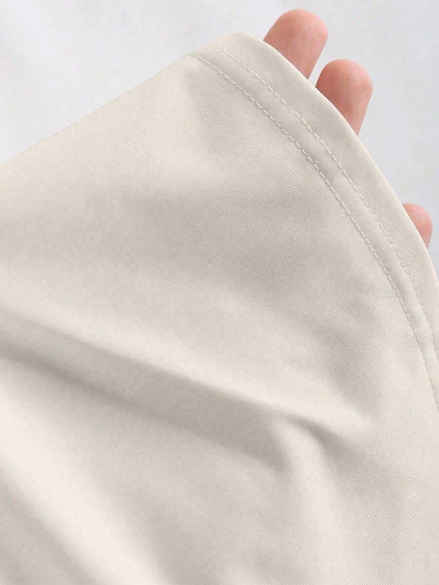 Sweetra Ženska Letnja Majica – Kvadratni Izrez, Nabran Slim Fit Casual Top