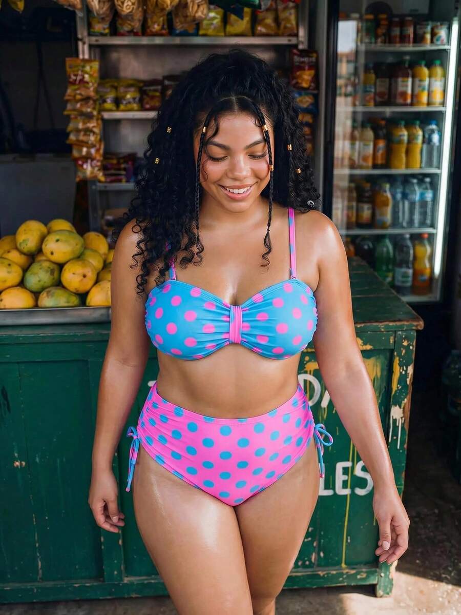 Ženski bikini set 2 dela plus size