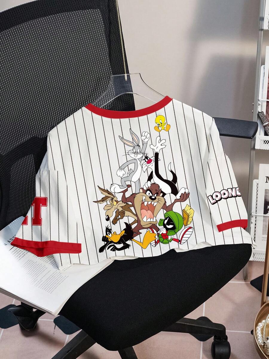 LOONEY TUNES Ženska ležerna majica sa printom crtanih filmova