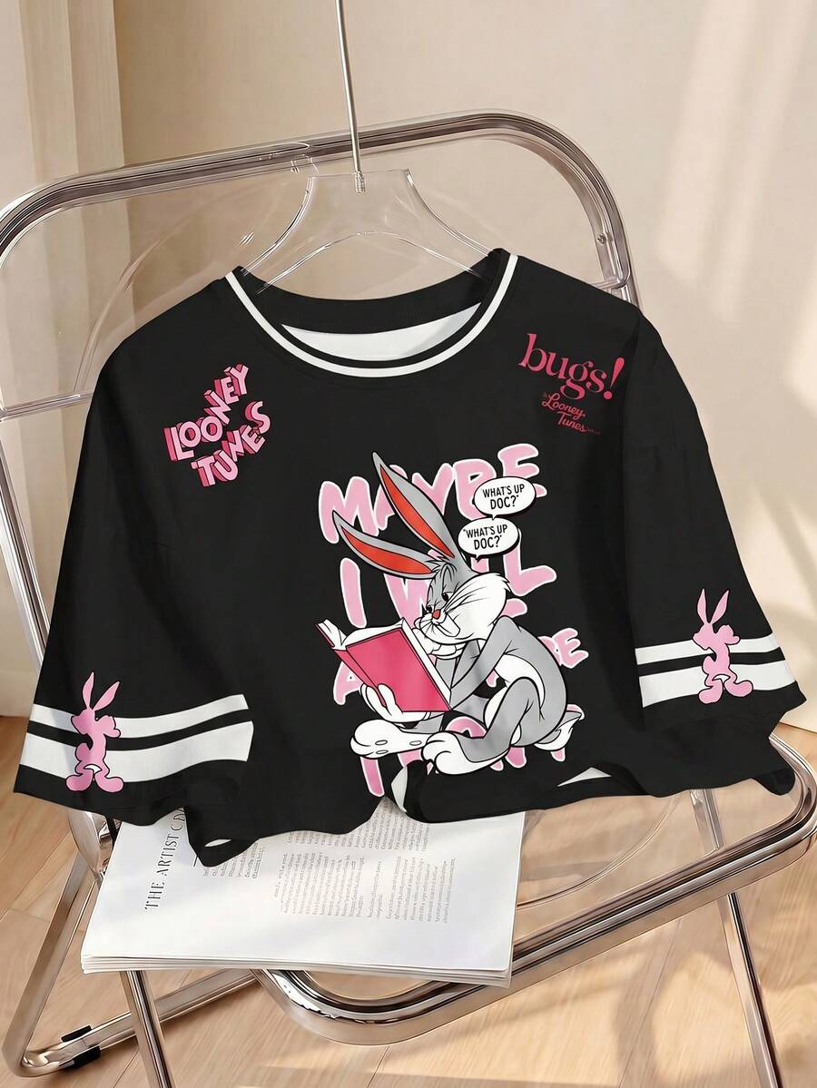 LOONEY TUNES Ženska ležerna majica sa printom crtanih filmova