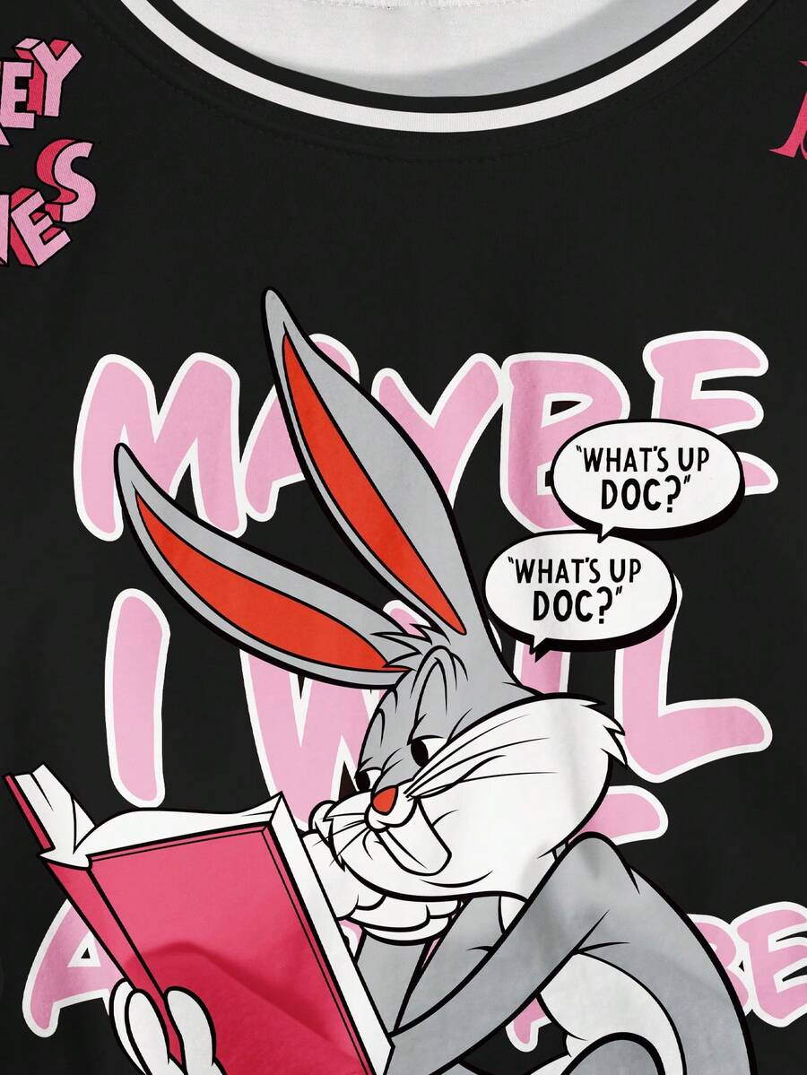 LOONEY TUNES Ženska ležerna majica sa printom crtanih filmova