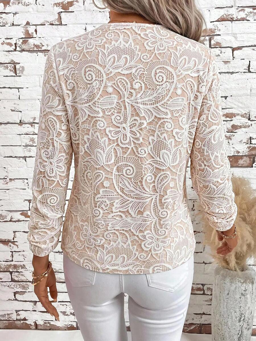 Ženska elegantna jakna sa otvorenim prednjim delom, nabranim rukavima i dugim rukavima