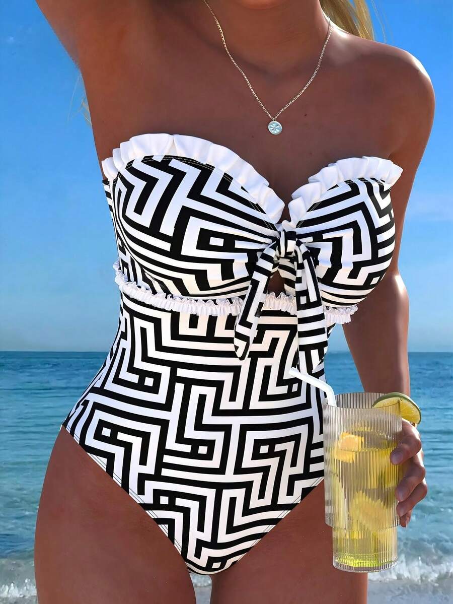 Jednodelni Kostim za Plažu i Bazen Party