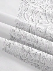 Ženska majica sa čipkastim printom – Udoban Casual Stil