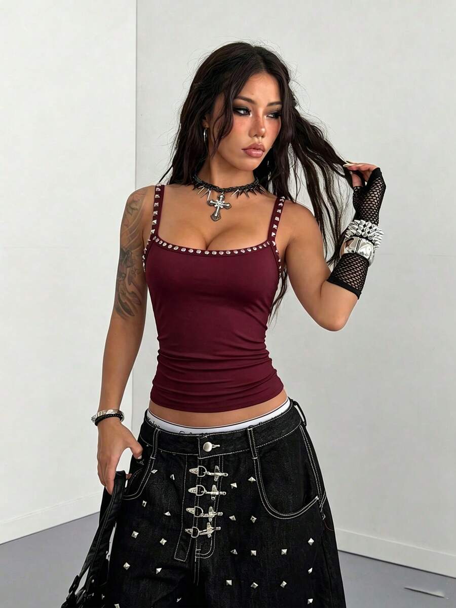 Streetwear Crni Top  Uski Kroj