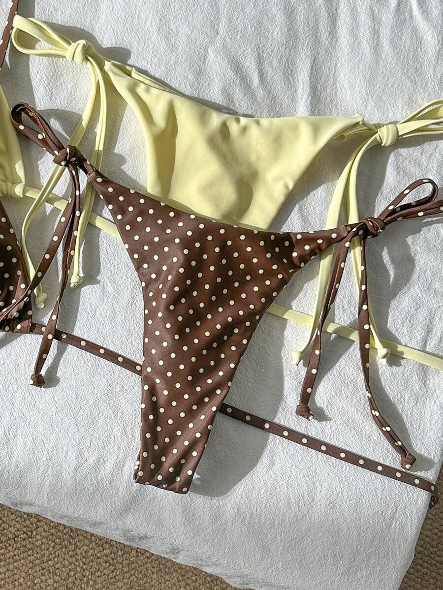 Ženski Bikini Set sa Halter Krojem i Dekoracijom od Kristala