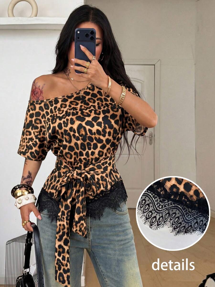 Slim Fit Asimetrična Bluza