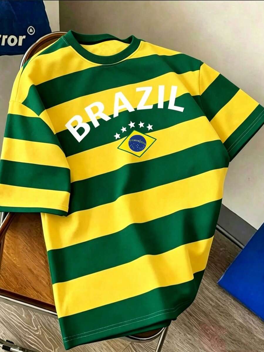 Muška  Brazil fudbalska majica kratkih rukava