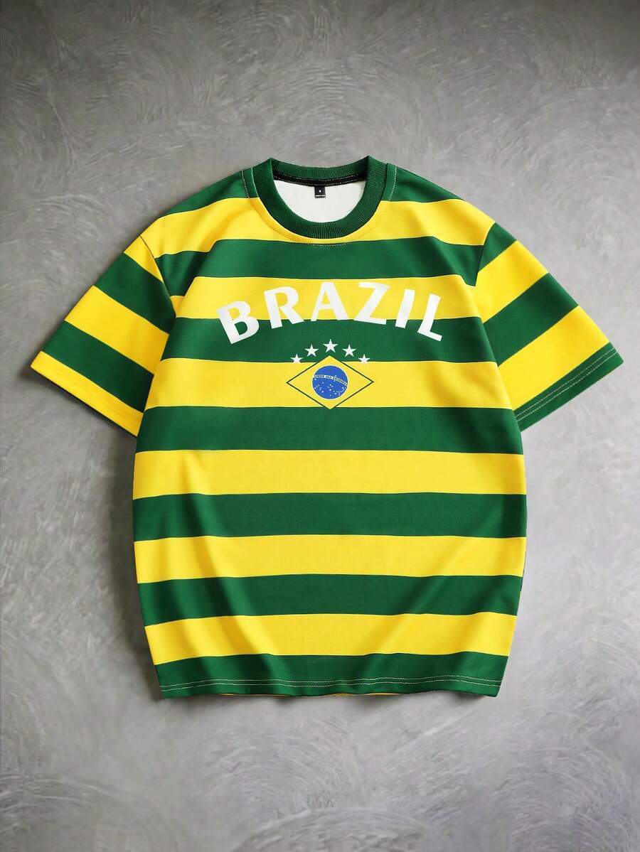Muška  Brazil fudbalska majica kratkih rukava