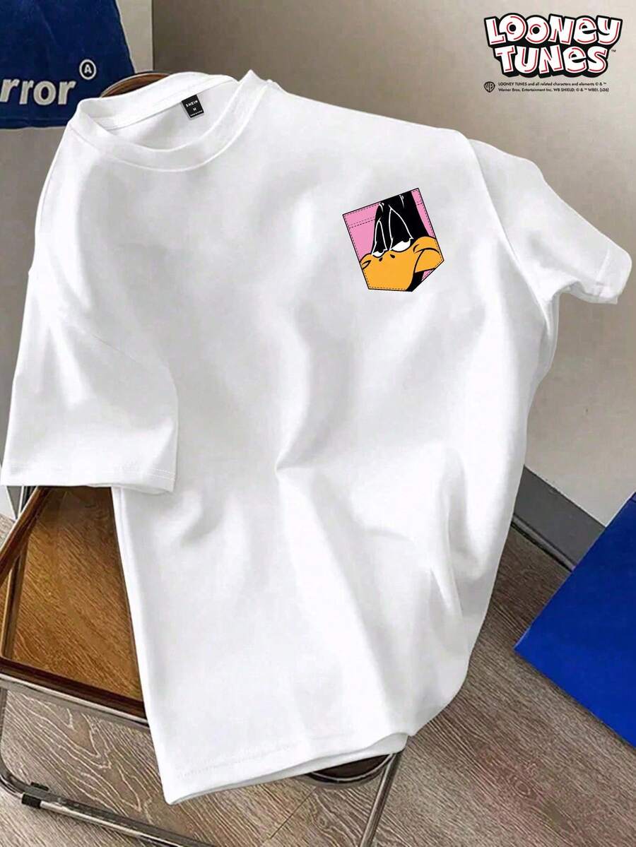 LOONEY TUNES Muška ležerna majica kratkih rukava za svaki dan sa crtanim printom