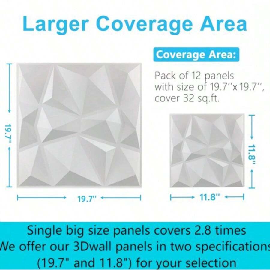 Premium 3D geometrijski dekorativni PVC zidni paneli